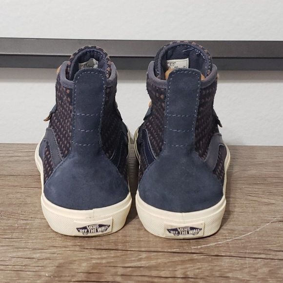 Vans Blue and Brown High-Top Athletic Shoes - Picture 4 of 8